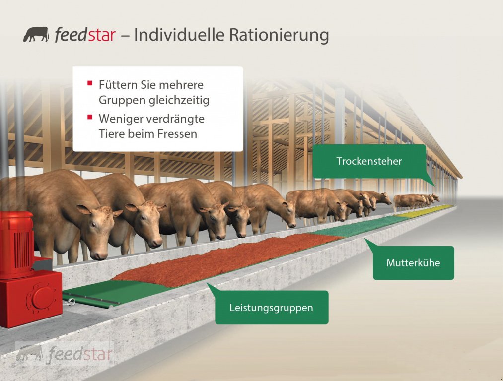 Sonstige Fütterungstechnik des Typs Feedstar Basic Futterband | 18m | Beidseitige Fütterung, Neumaschine in Tuntenhausen (Bild 8)